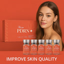 Suero de ADN de salmón PDRN de Sanendi para rostro Dr.Pen Hydro Glow, potenciador de la piel con vitamina C, iluminador, cuidado de la piel coreano, hidratación, 7 ml x 5
