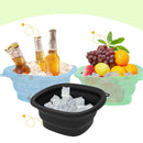 Bol de bain de glace pliable pour le visage pour femmes et jeunes filles, outil de soins de la peau du visage, lavabo de thérapie par le froid en silicone, bol de trempage facial portable