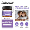 Lotion au magnésium, Crème de nuit au magnésium, Soin à la lavande pour les jambes, les bras et le décolleté, Aide naturelle pour un sommeil profond, Hydratant, Réparateur après-soleil