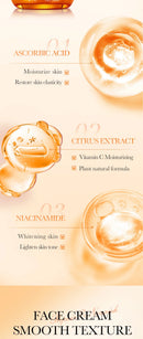 SADOER Vitamin C Face Cream – Brightening & Hydrating Skincare