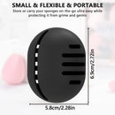 Eco-friendly 1PC Silicone Porous Beauty Egg Storage Set, Puff Storage Box, Reusable Travel Portable Organizer.-zmt
