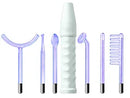 Máquina facial profesional de alta frecuencia, varita de electroterapia, varitas de argón y neón de vidrio, elimina arrugas, inflamación, acné y piel.