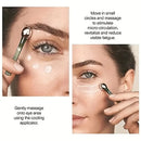 1pc Eye Roller Massage Stick Eye Cream Applicator Cosmetic Spatula Anti Wrinkle Facial Spoon Gold Alloy Face Thin Skin Care Tool