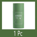 Masque nettoyant visage au thé vert en stick, resserre les pores, élimine les points noirs en profondeur, masque hydratant nettoyant pour le visage 40 g