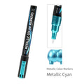 Eco-Friendly Dspiae Mka Super Metallic Markers Art Supply - Soft Tip in Pink, Orange, Red, Blue, Green, Silver, Gold
