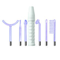 Máquina facial profesional de alta frecuencia, varita de electroterapia, varitas de argón y neón de vidrio, elimina arrugas, inflamación, acné y piel.