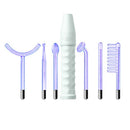 Máquina facial profesional de alta frecuencia, varita de electroterapia, varitas de argón y neón de vidrio, elimina arrugas, inflamación, acné y piel.