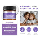 Lotion au magnésium, Crème de nuit au magnésium, Soin à la lavande pour les jambes, les bras et le décolleté, Aide naturelle pour un sommeil profond, Hydratant, Réparateur après-soleil
