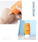 LAIKOU Protector solar facial FPS 50+, protector solar facial de doble tubo, multiefecto Pa+++, 50 g