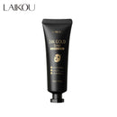 LAIKOU Mascarilla de colágeno de caracol de oro de 24 quilates, mascarilla facial exfoliante, antiarrugas, blanqueadora, elimina puntos negros, mascarilla facial desprendible, producto para la piel