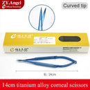 Ophthalmic Microscopic Instruments Scissors+Needle Holder+Tweezers with Surgical Box Titanium Alloy Ophthalmic Surgical Tools