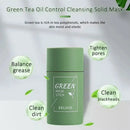 Masque nettoyant visage au thé vert en stick, resserre les pores, élimine les points noirs en profondeur, masque hydratant nettoyant pour le visage 40 g