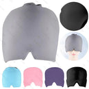 Gorro para aliviar migrañas con compresas de gel, gorro de terapia de frío, envoltura de hielo para la cabeza, antifaz para aliviar la presión y el dolor