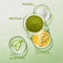 Mascarilla de limpieza profunda Matcha Fórmula de barro de arcilla, control de grasa refrescante, equilibra la grasa de la piel