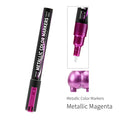 DSPIAE MKA Super Metallic Marker Brush Pen Environment-friendly Water-based Soft Head Sliver Gold Pink Red Blue Green Orange new