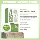 Mascarilla de limpieza profunda Matcha Fórmula de barro de arcilla, control de grasa refrescante, equilibra la grasa de la piel