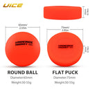 UICE 1pc Ice Hockey Pucks  65mm Roller Road Wear Resistant Rubber Team Hockey Professional Training Ball Hockey Practice Ball