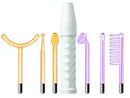 Máquina facial profesional de alta frecuencia, varita de electroterapia, varitas de argón y neón de vidrio, elimina arrugas, inflamación, acné y piel.