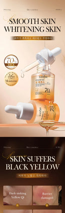 Sérum à l'essence de riz SADOER – Blanchissant, hydratant et anti-âge