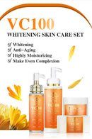 AILKE Vitamin C Whitening Kit For Women, Even Skin Tone, Clean Skin, Moisturizing, Anti Wrinkles, Skin Glowing Beauty Set