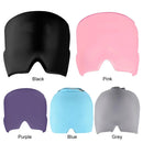Gorro para aliviar migrañas con compresas de gel, gorro de terapia de frío, envoltura de hielo para la cabeza, antifaz para aliviar la presión y el dolor