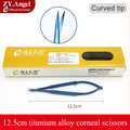 Ophthalmic Microscopic Instruments Scissors+Needle Holder+Tweezers with Surgical Box Titanium Alloy Ophthalmic Surgical Tools
