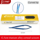 Ophthalmic Microscopic Instruments Scissors+Needle Holder+Tweezers with Surgical Box Titanium Alloy Ophthalmic Surgical Tools