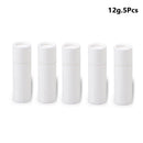 5Pcs/lot Kraft Paper Push Up Tubes Biodegradable Cardboard Cosmetic Cylindrical Packaging Lip Balm Deodorant Container