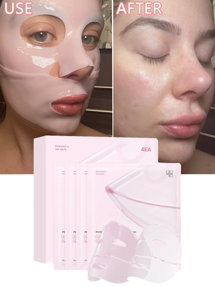 Mascarilla de colágeno nocturna con ADN de salmón PDRN para una piel radiante, elástica, hidratante, reafirmante y suave. Cuidado de la piel coreano.