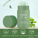 Masque nettoyant visage au thé vert en stick, resserre les pores, élimine les points noirs en profondeur, masque hydratant nettoyant pour le visage 40 g