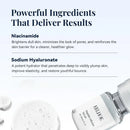 Set facial de ácido hialurónico Set de limpieza facial con rodillo que hidrata y nutre suavemente la piel.