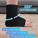 AOLIKES 1PCS Ankle Ice Pack for Injuries Reusable Ice & Hot Therapy Premium Gel 360° Full Coverage for Sprained Ankle Injuries