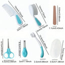 Baby Care Kit six-piece baby nasal inhaler Nail clipper brush file Comb scissors set daily cleaning and care accessories for bab