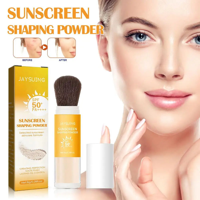 Matte Finish SPF 50+ Loose Powder | Sunscreen + Oil Control for Face