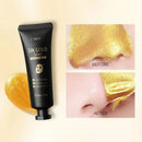 LAIKOU Mascarilla de colágeno de caracol de oro de 24 quilates, mascarilla facial exfoliante, antiarrugas, blanqueadora, elimina puntos negros, mascarilla facial desprendible, producto para la piel