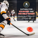 UICE 1pc Ice Hockey Pucks  65mm Roller Road Wear Resistant Rubber Team Hockey Professional Training Ball Hockey Practice Ball