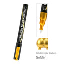 Eco-Friendly Dspiae Mka Super Metallic Markers Art Supply - Soft Tip in Pink, Orange, Red, Blue, Green, Silver, Gold