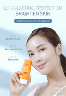 LAIKOU Protector solar facial FPS 50+, protector solar facial de doble tubo, multiefecto Pa+++, 50 g
