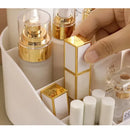 Caja de almacenamiento de cosméticos de gran capacidad, organizador de cajones de maquillaje, joyería, esmalte de uñas, contenedor de maquillaje, caja de almacenamiento de artículos diversos de escritorio