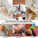 Eco-friendly 1PC Silicone Porous Beauty Egg Storage Set, Puff Storage Box, Reusable Travel Portable Organizer.-zmt