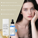 Copper Peptide Serum Anti Wrinkle Remover Antioxidant Tighten Skin Barrier Repair Deep Hydration Hyaluronic Acid Face Serum 30ml