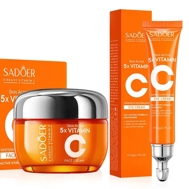 SADOER Vitamin C Face Cream – Brightening & Hydrating Skincare
