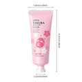 Masque exfoliant visage LAIKOU Sakura - Nettoyage en profondeur, anti-âge, anti-rides, éclaircissant, élimine les points noirs, masque à déchirer, soin du visage 50 g