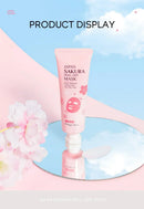 Masque exfoliant visage LAIKOU Sakura - Nettoyage en profondeur, anti-âge, anti-rides, éclaircissant, élimine les points noirs, masque à déchirer, soin du visage 50 g