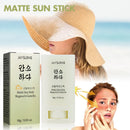 Stick solaire mat SPF 50+ – Crème solaire visage et corps | Protection UV résistante à l'eau | Crème solaire hydratante sans huile