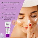 Protector solar facial hidratante FPS 100+: loción ligera con protección UV y calmante para uso diario.