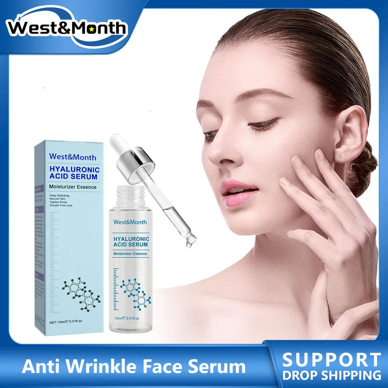 Sérum facial con ácido hialurónico: minimizador de poros, antiarrugas e hidratación profunda (30 ml)