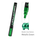 Eco-Friendly Dspiae Mka Super Metallic Markers Art Supply - Soft Tip in Pink, Orange, Red, Blue, Green, Silver, Gold