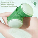 Masque nettoyant visage au thé vert en stick, resserre les pores, élimine les points noirs en profondeur, masque hydratant nettoyant pour le visage 40 g
