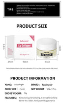Baume à lèvres au collagène, masque éclaircissant anti-mélanine, exfoliant, estompant les ridules, hydratant, illuminateur et réparateur, soins des lèvres